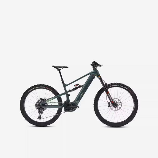 Vélo vtt électrique tout suspendu LOMBARDO  29"/27,5"  - stilus e-big mountain vert