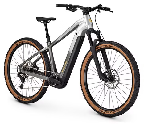 VTT Électrique Semi-Rigide Focus Jarifa² 6.7 Shimano 9V 600Wh Bosch 75Nm 29'' Argent/Gris 2026
