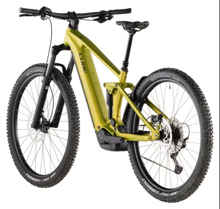 VTT Électrique Tout-Suspendu Cube Stereo Hybrid One44 Pro 800 Shimano Deore/Deore XT 12V 800 Wh 29'' Vert Lizard 2026